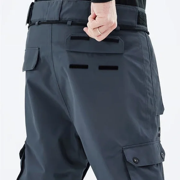 NWT Dope Iconic Snowboard Pants Men Metal Blue